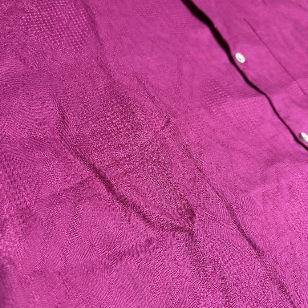Tommy Bahama Anchors Aweigh Linen Button Down Shirt XL NEW Fuchsia Pink - Picture 5 of 11